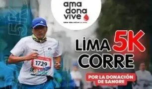 “Lima Corre 5K por la donación de sangre” se realizará este domingo 14: requisitos y quiénes pueden participar