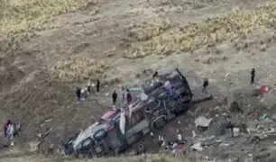 ¡Tragedia! Ayacucho: bus que viajaba de Lima cae al abismo y deja varios muertos