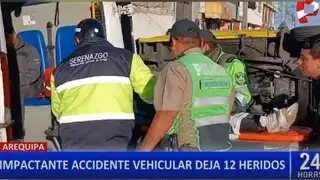 Impactantes imágenes de dos accidentes en Arequipa y Huánuco