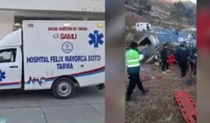 Trágico accidente de bus en Tarma: vehículo que transportaba a grupo musical se despista y deja 6 muertos