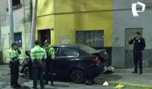 Callao: conductor muere al chocar su vehículo mientras pretendía escapar de sicarios