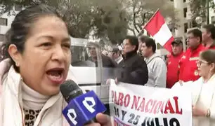 San Isidro: Inician huelga nacional trabajadores de la Intendencia Nacional de Bomberos del Perú