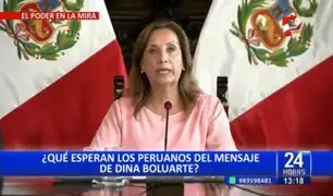 Dina Boluarte: ¿Qué esperan los peruanos en su mensaje de la Nación?
