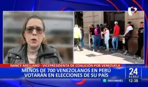 Nancy Arellano: "Solo 69 mil venezolanos a nivel mundial han sido habilitados para votar"