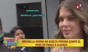 Brunella Horna sigue muda sobre el caso Paolo Guerrero