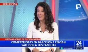 Paola Moreno: ¿Cómo pasó la conductora de 24 Horas las Fiestas Patrias durante su estadía en España?