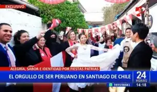 Con música, baile y platos típicos: Peruanos en Chile ya celebran las Fiestas Patrias