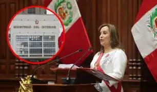 Dina Boluarte anunció cambio de nombre del Ministerio del Interior por el Ministerio de Seguridad Pública