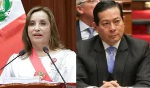 Dina Boluarte llama la atención a ministro de Justicia en pleno Mensaje a la Nación