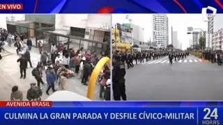 Finaliza desfile en avenida Brasil: esto es lo que dejó la Gran Parada Cívico-Militar