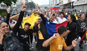 Venezuela: se registran masivas protestas y bloqueo de calles por reelección de Nicolás Maduro