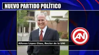 Rector de la UNI lidera partido ‘Ahora Nación’ de cara a las elecciones 2026