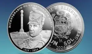 BCRP lanza moneda de plata en conmemoración del bicentenario de la Batalla de Junín