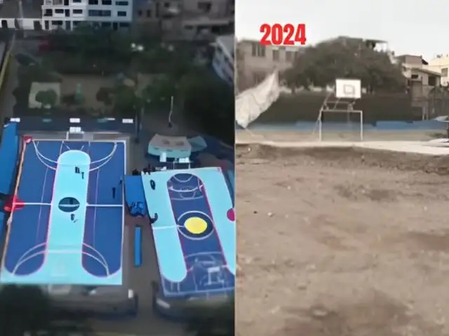 Drogadictos se adueñan de canchita de fútbol en Cercado de Lima: fue inaugurada en 2021
