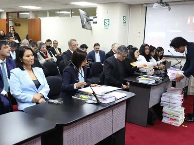 Keiko Fujimori:  juicio oral por el caso Cócteles entra en receso hasta las 02:30 p.m.