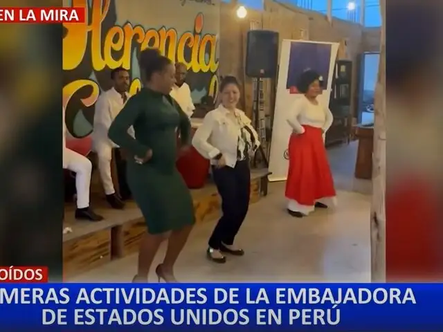 Nueva embajadora estadounidense en Perú realiza sus primeras actividades
