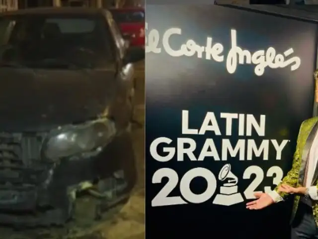 Alán Márquez: extorsionadores incendian auto de cantante que fue invitado a los Latin Grammy 2023