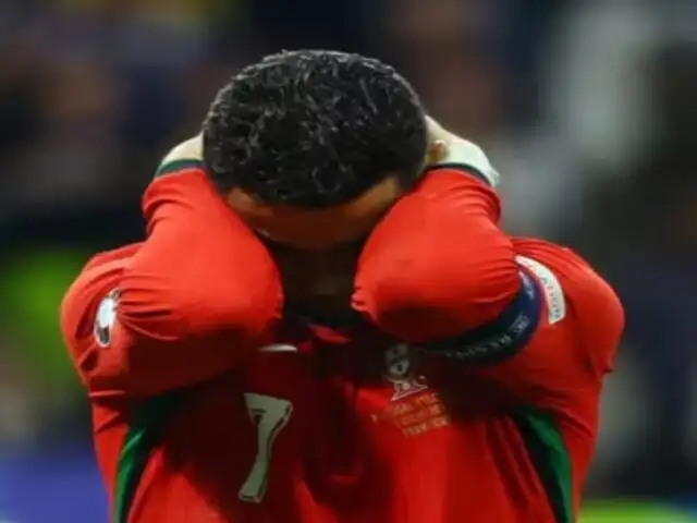 Cristiano Ronaldo llora por fallar penal y entra en éxtasis tras vencer a Eslovenia