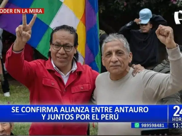 Antauro Humala formaliza alianza con Juntos por el Perú para las elecciones del 2026