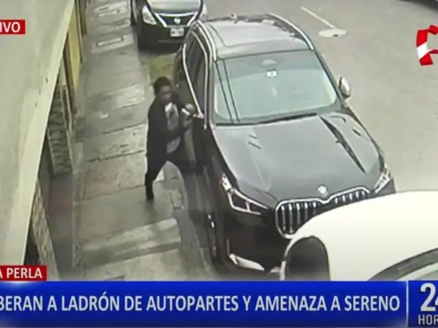 La Perla: delincuente que amenazó a sereno cuenta con 16 denuncias policiales