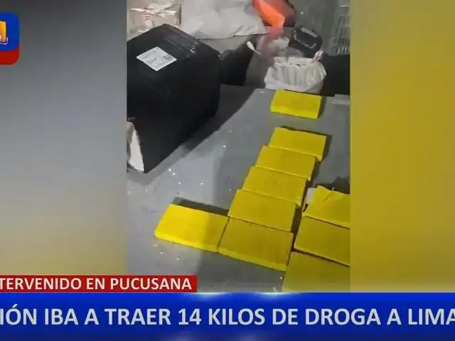 Incautan más de 14 kilos de cocaína en Pucusana