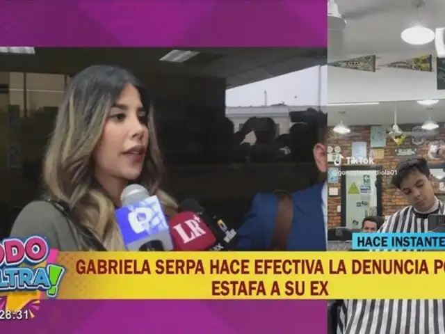 Gabriela Serpa hace efectiva su denuncia por estafa a su ex: "que se haga justicia"