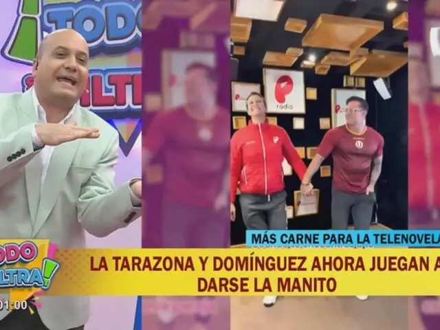 ¿Aprovecharon la polémica? Karla Tarazona y Christian Domínguez aparecen tomados de la mano