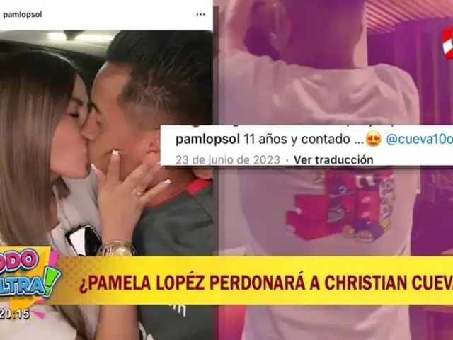Pamela López no borra fotografías con Christian Cueva en su cuenta de Instagram