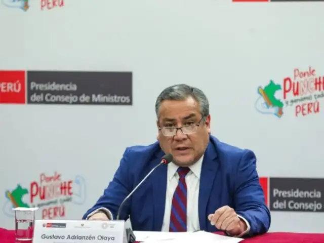 Premier Adrianzén: Cuatro ministerios serían fusionados lo que nos permitirá "ser más eficientes"