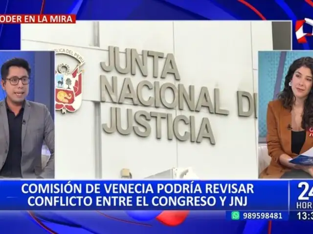 Comisión de Venecia podría evaluar conflicto entre el Congreso y la JNJ