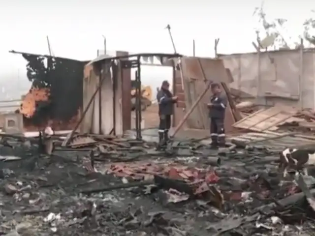 Villa El Salvador: entregan víveres a familias afectadas por incendio