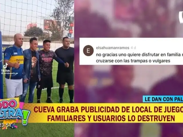 Christian Cueva pasa 'roche' después de promocionar local familiar en San Borja