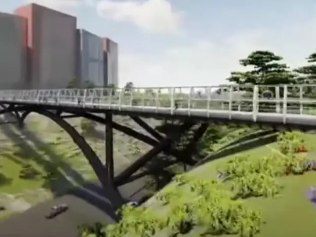 Puente que unirá Miraflores y Barranco tendrá una inversión de S/32 millones