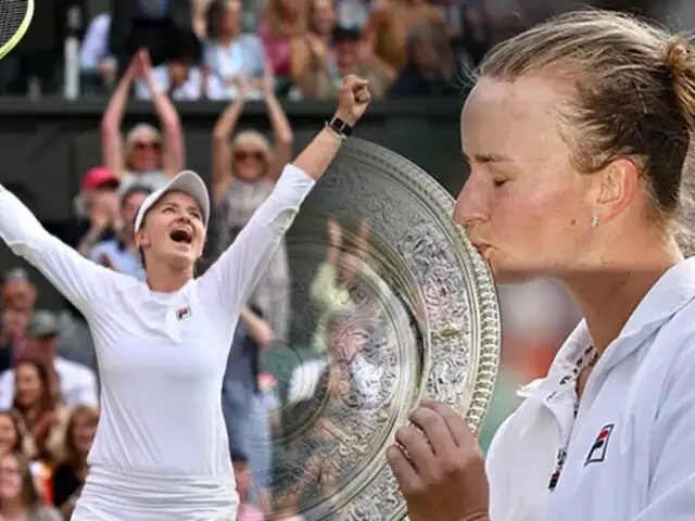 ¡Wimbledon tiene nueva reina!: Barbora Krejcikova ganó la final del torneo de Londres