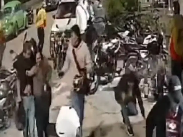 Extranjeros desatan balacera en el distrito del Tambo en Huancayo
