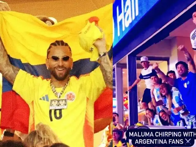 ¡Maluma pierde los papeles! fue captado en un tenso cruce de palabras con hinchas argentinos