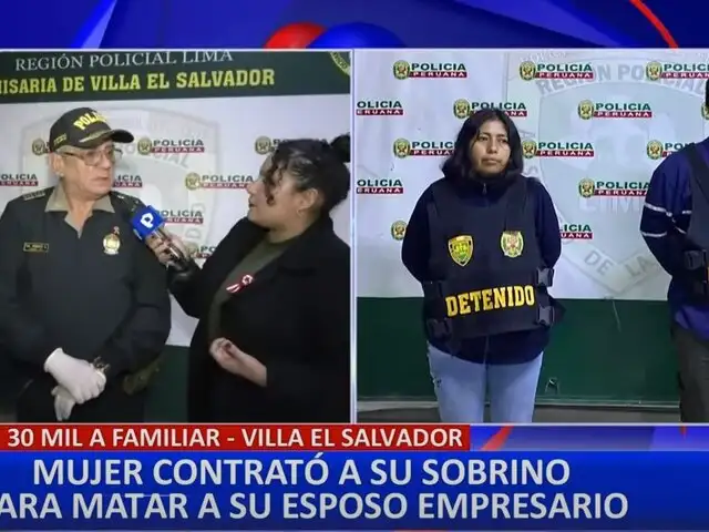 Villa El Salvador: mujer habría contratado a su sobrino para asesinar a su esposo