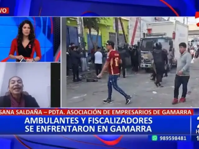 Susana Saldaña tras enfrentamiento en Gamarra: "Lo que ha habido es un ataque coordinado"
