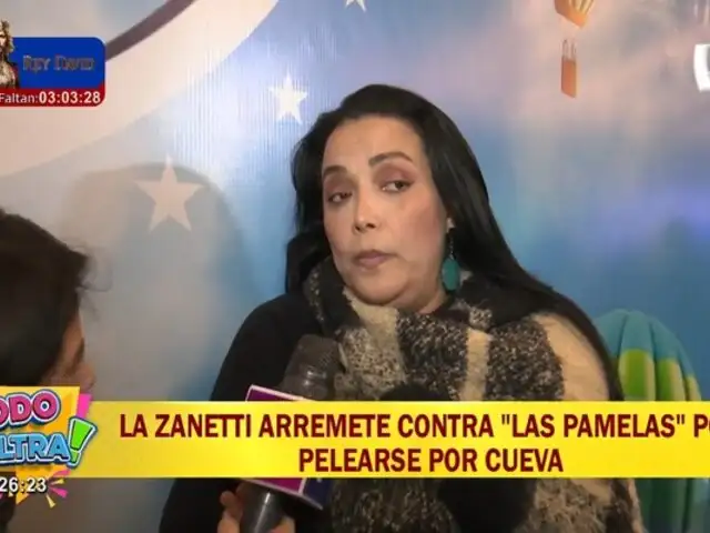Mariella Zanetti arremete contra "Las Pamelas": "No me pelearía por esa cosita"
