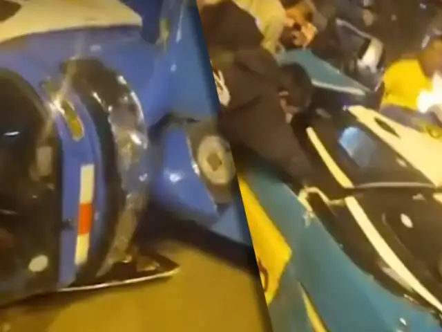 ¡Estaba en correteos con otra unidad!: Bus “Pirata” choca contra una mototaxi en VES