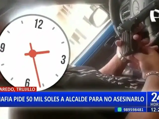 Terror en Trujillo: mafia pide 50 mil soles a alcalde para no asesinarlo