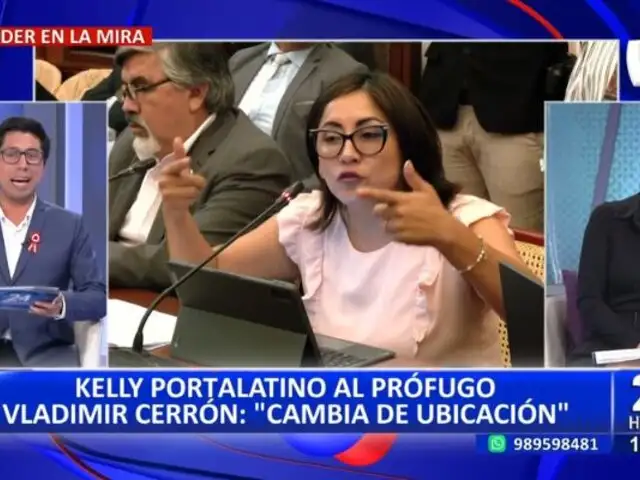 Tras revelarse chats con Cerrón: Kelly Portalatino se victimiza y asegura ser una "perseguida política"