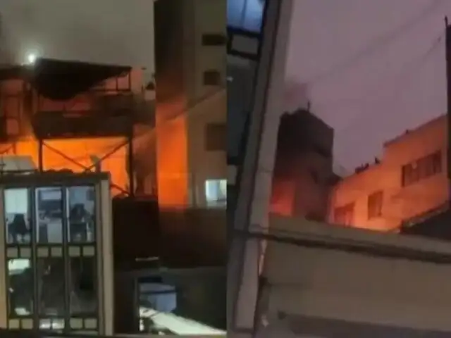 Incendio en Mesa Redonda: siniestro afecta emporio comercial en el centro de Lima