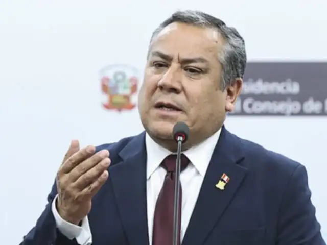 Premier Adrianzén cuestiona a Kelly Portalatino por presunto encubrimiento a Cerrón