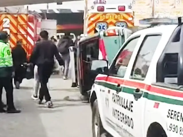 ¡Curva peligrosa!: Hombre salva de morir tras despiste de camioneta en Huachipa
