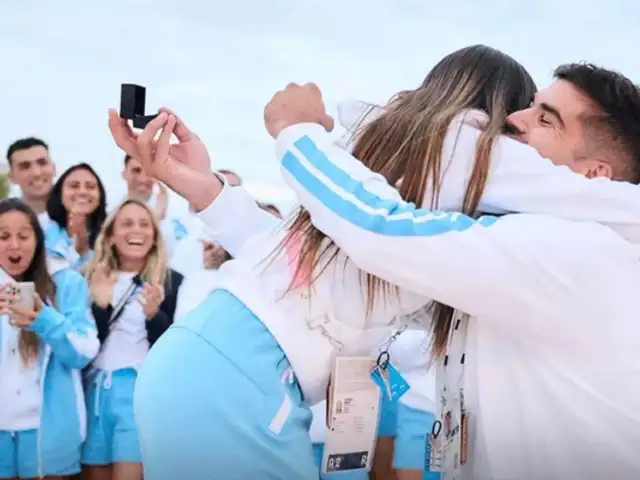 París 2024: atleta argentino le pide matrimonio a su pareja en la Villa Olímpica
