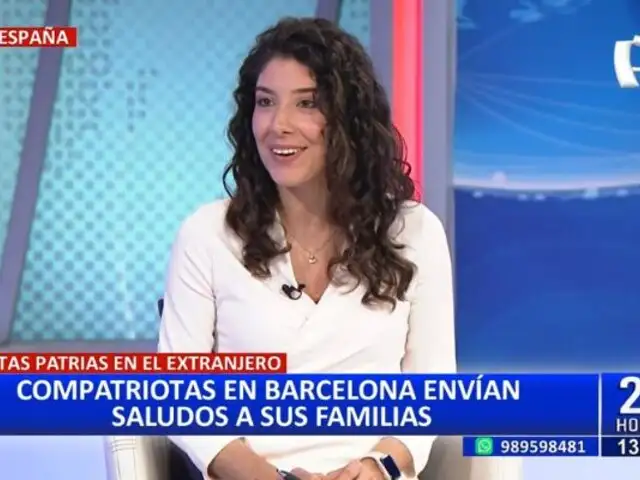Paola Moreno: ¿Cómo pasó la conductora de 24 Horas las Fiestas Patrias durante su estadía en España?