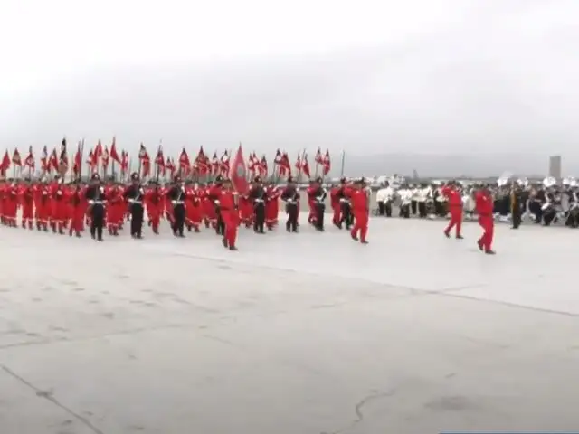 Fiestas Patrias: realizan ensayos para la Gran Parada Militar