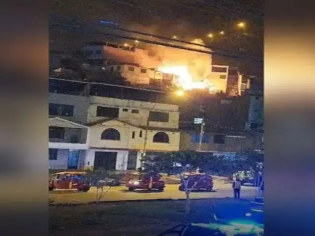 Incendio en SJL: siniestro se habría iniciado por explosión de balón de gas en taller clandestino