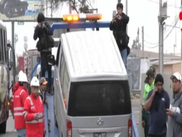 Villa el Salvador: seis vehículos fueron llevados al depósito en operativo contra el transporte informal